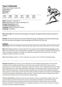 My 5e Yuan-Ti Histachii